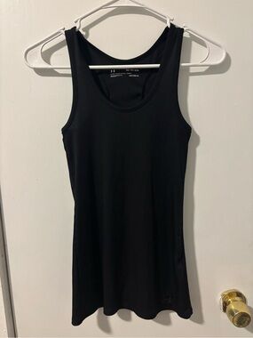 Under Armour Women's Black Ribbed Tank Top